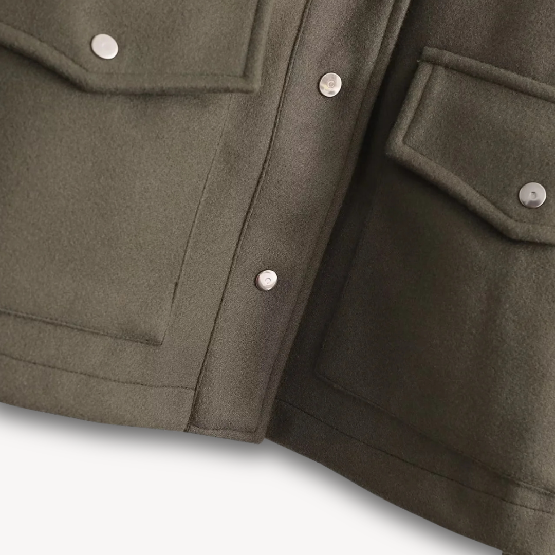 Loravelle | Women's Cropped Jacket - Soft Fabric, Casual Wear