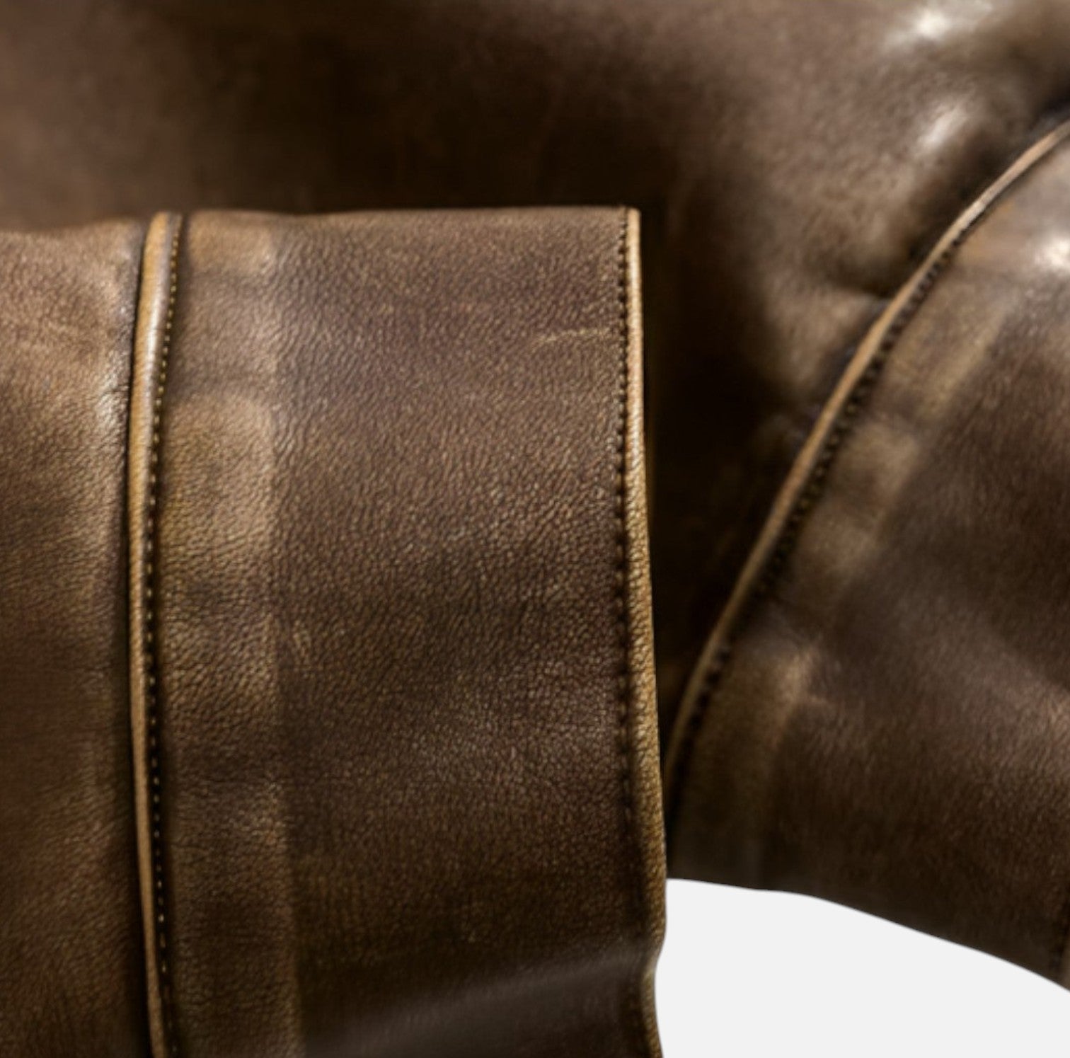 Monacogents | Vintage Washed Leather Motorcycle Jacket