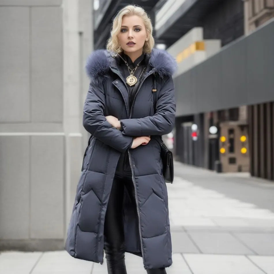 Stylish warm winter coat for women