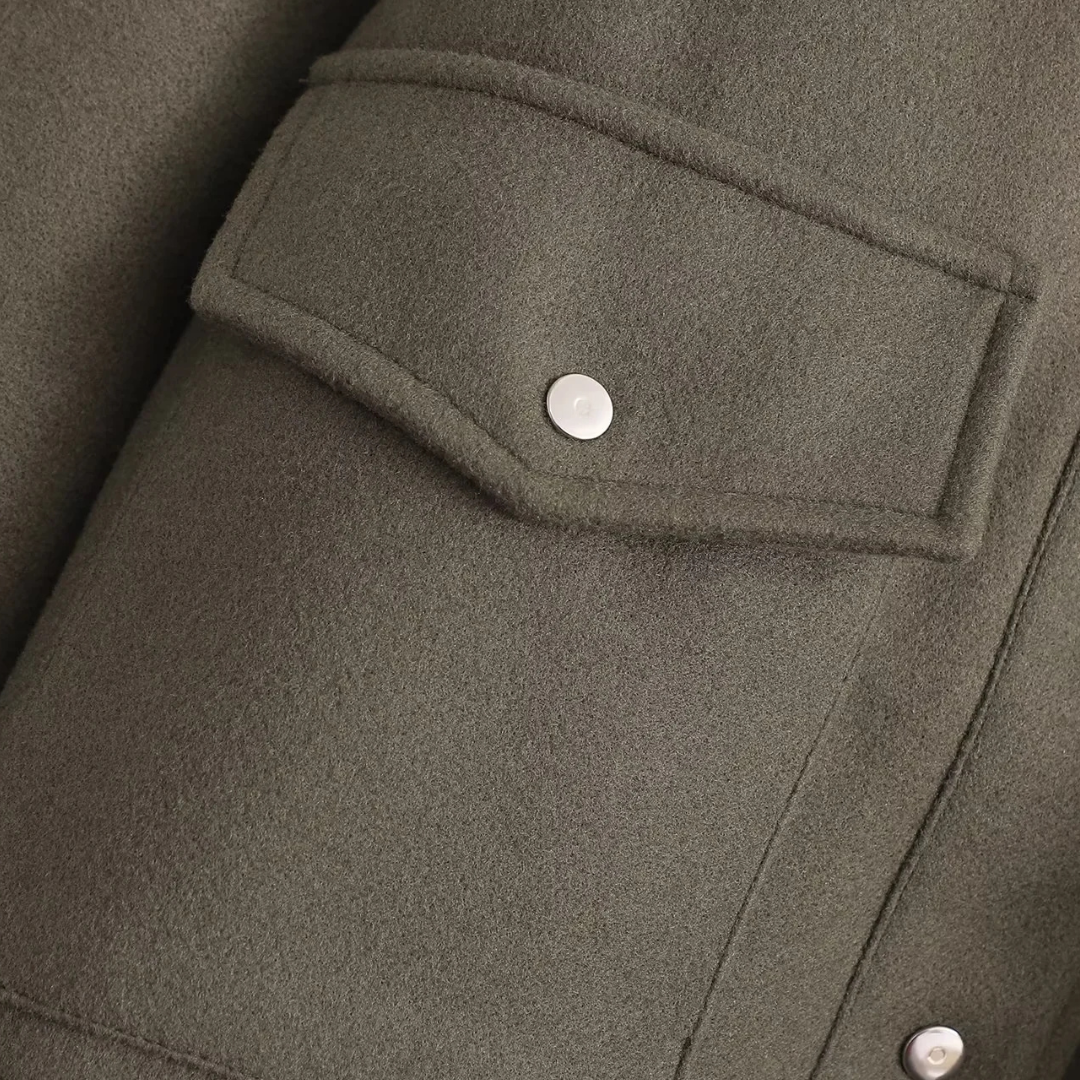 Loravelle | Women's Cropped Jacket - Soft Fabric, Casual Wear