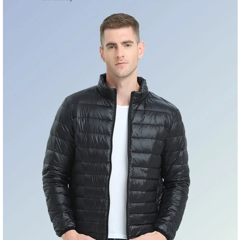 Insulated quilted transition jacket for men