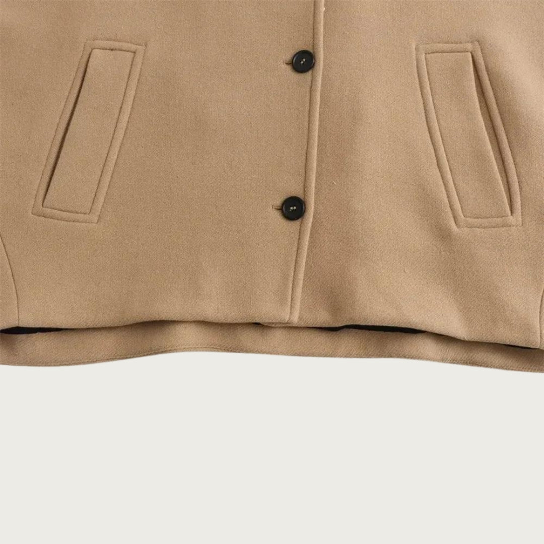 Casual button-up jacket for women