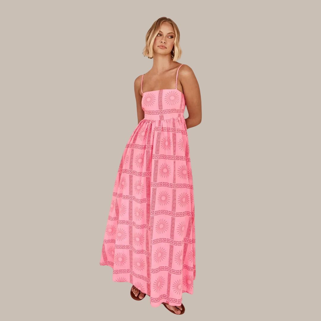 Bella Vita - Summer maxi dress with delicate prints