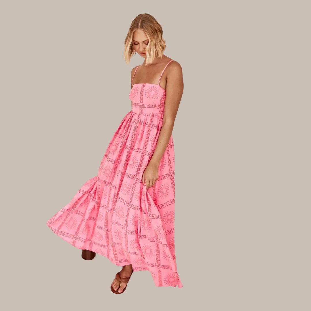 Bella Vita - Summer maxi dress with delicate prints