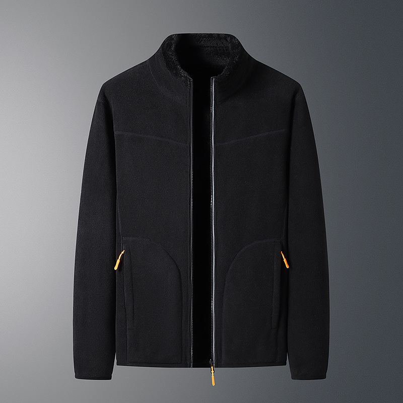 Full zip soft fleece jacket for women