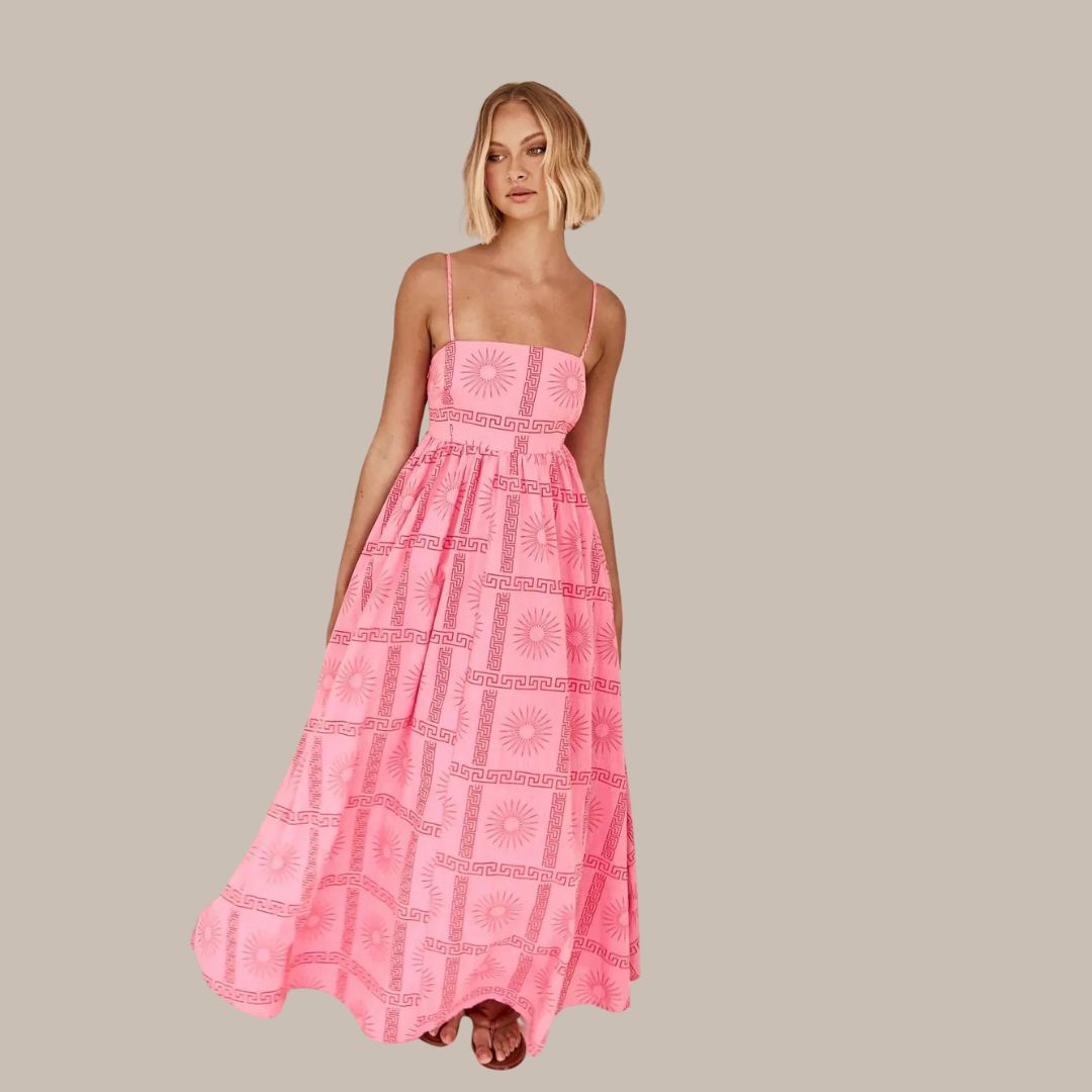 Bella Vita - Summer maxi dress with delicate prints
