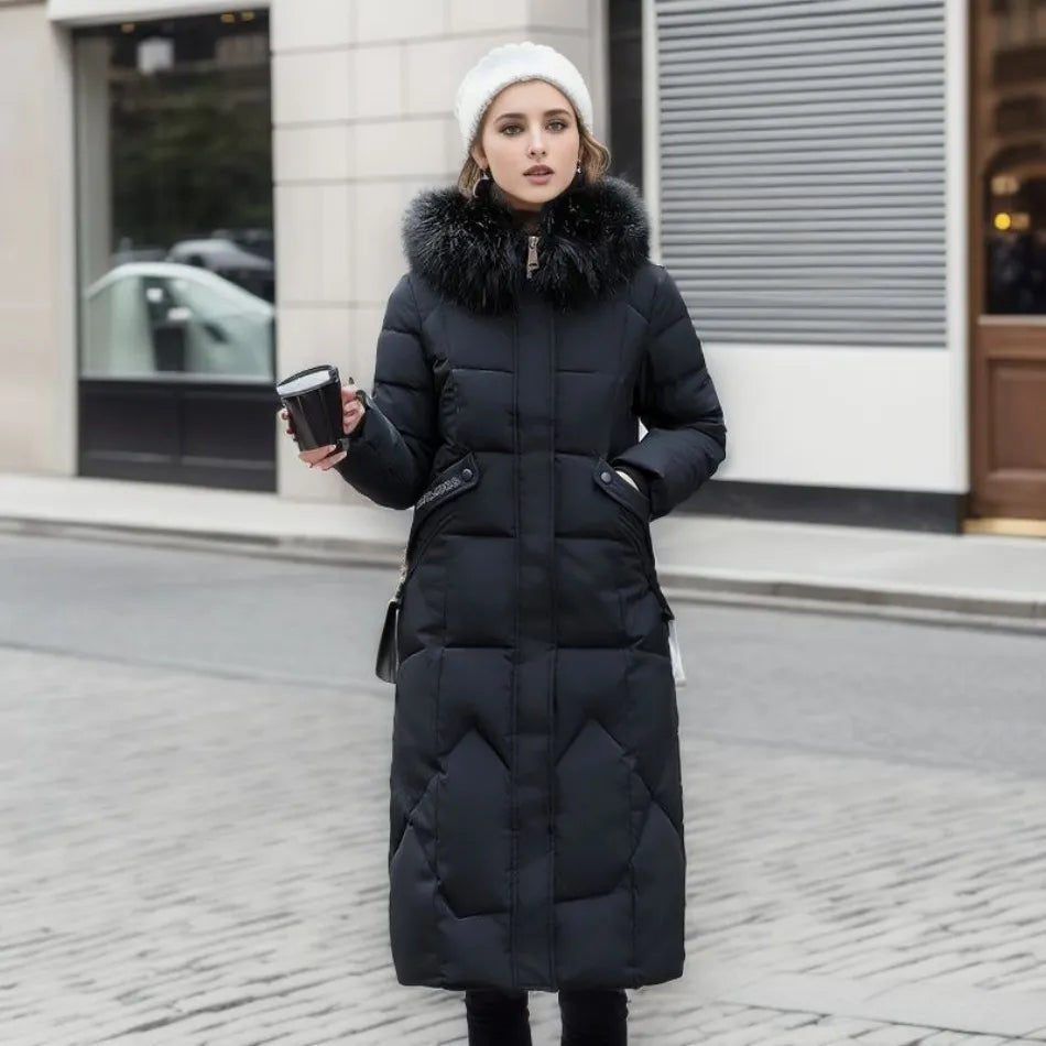 Stylish warm winter coat for women