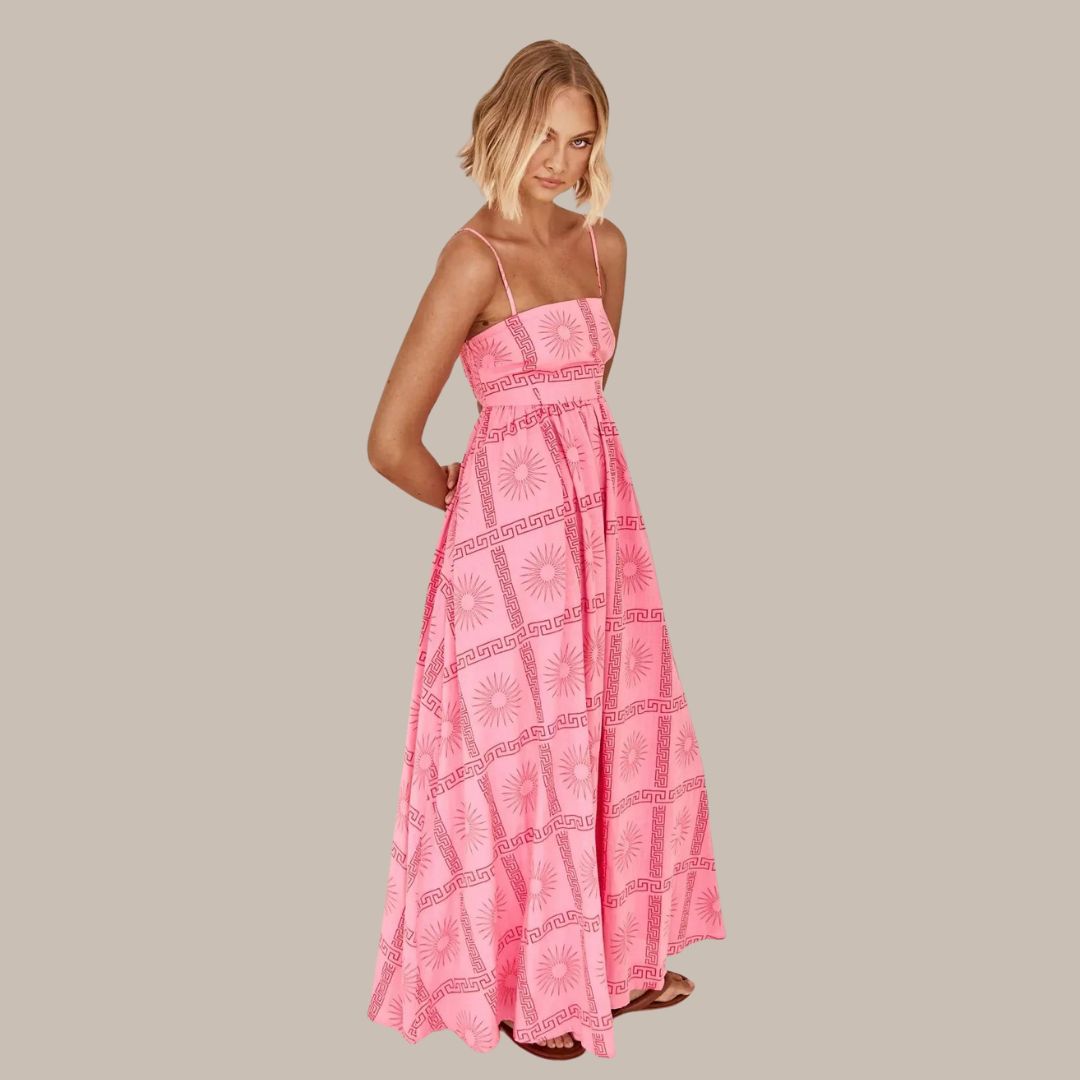 Bella Vita - Summer maxi dress with delicate prints