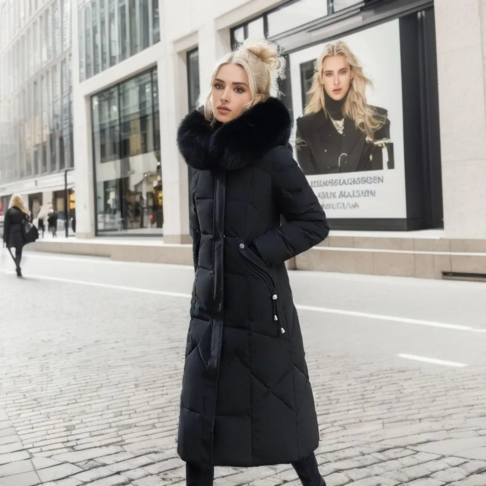 Stylish warm winter coat for women