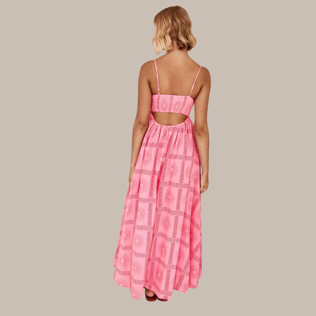Bella Vita - Summer maxi dress with delicate prints