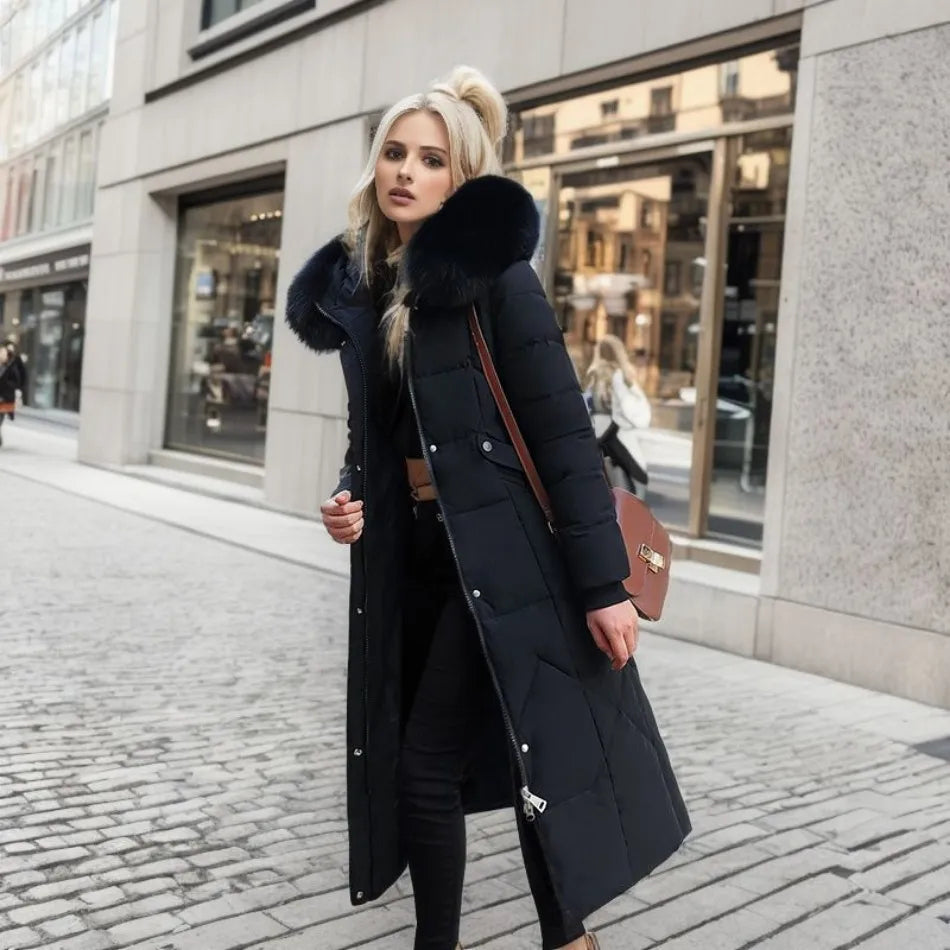 Stylish warm winter coat for women