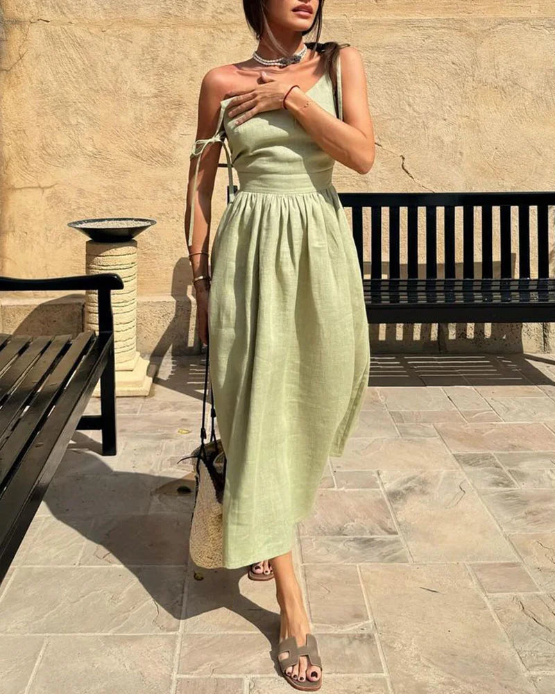 Faelinn | Comfy strapless backless dress