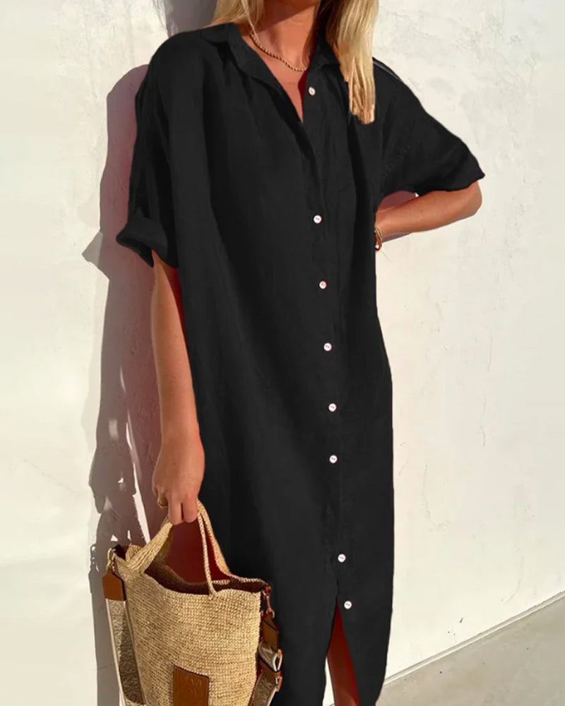 Octavia - Elegant summer midi dress for women