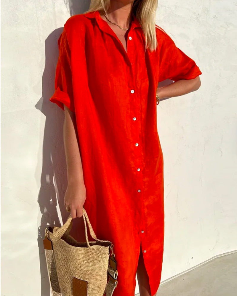 Octavia - Elegant summer midi dress for women