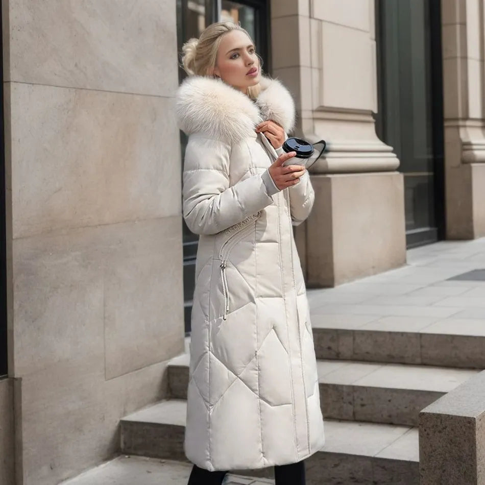Stylish warm winter coat for women