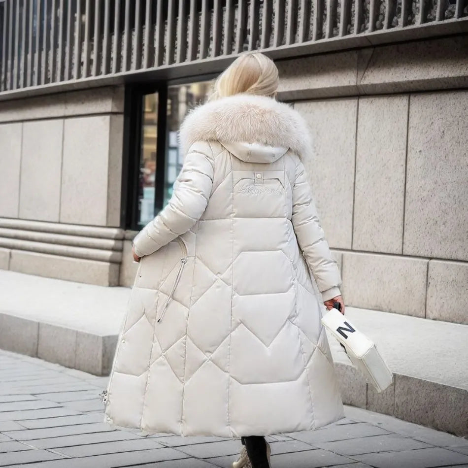 Stylish warm winter coat for women