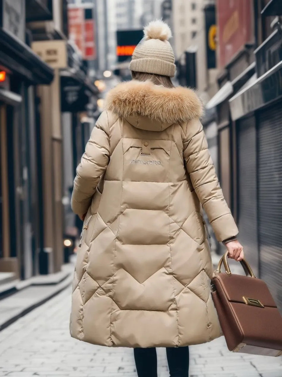 Stylish warm winter coat for women