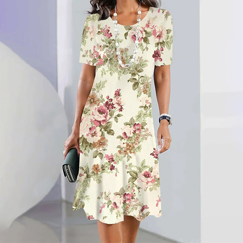 Elin - Elegant Floral Dress