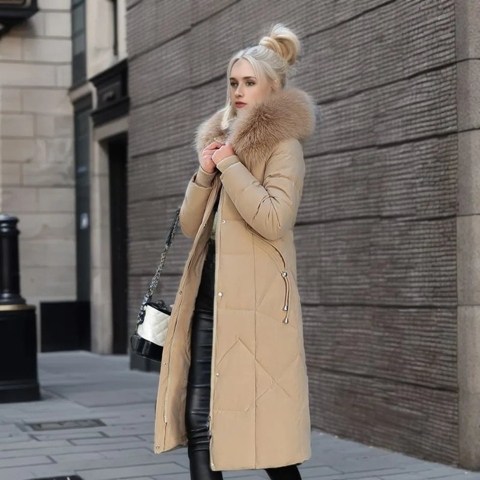 Stylish warm winter coat for women