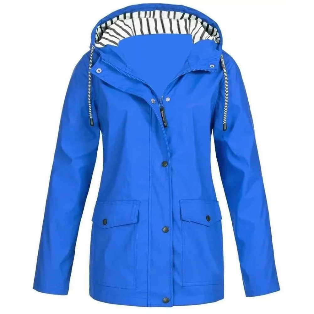 Long hooded winter jacket for women