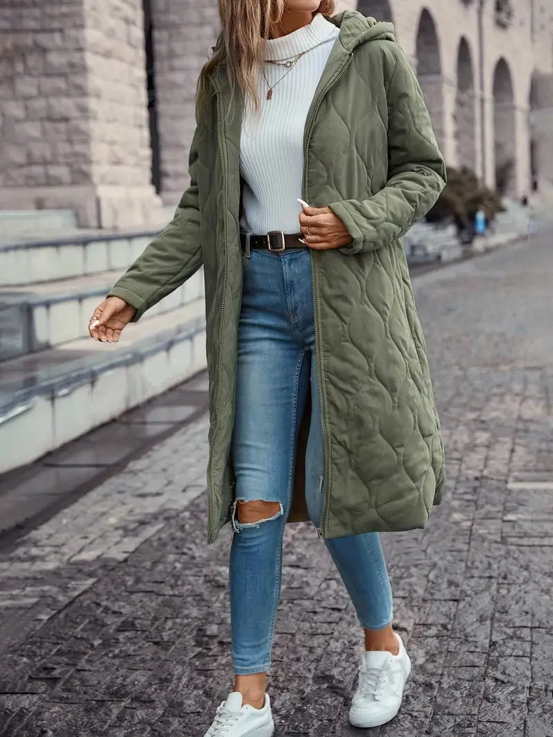 Roxana | Mid-Length Japanese Hooded Jacket