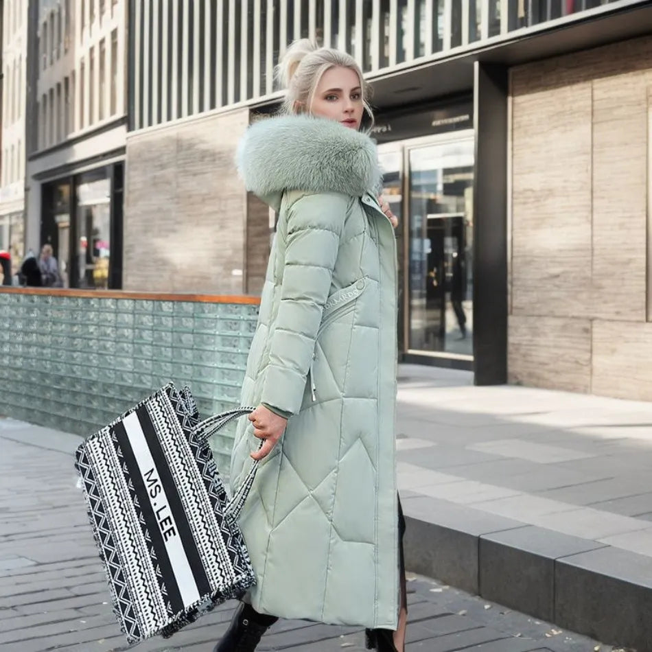 Stylish warm winter coat for women