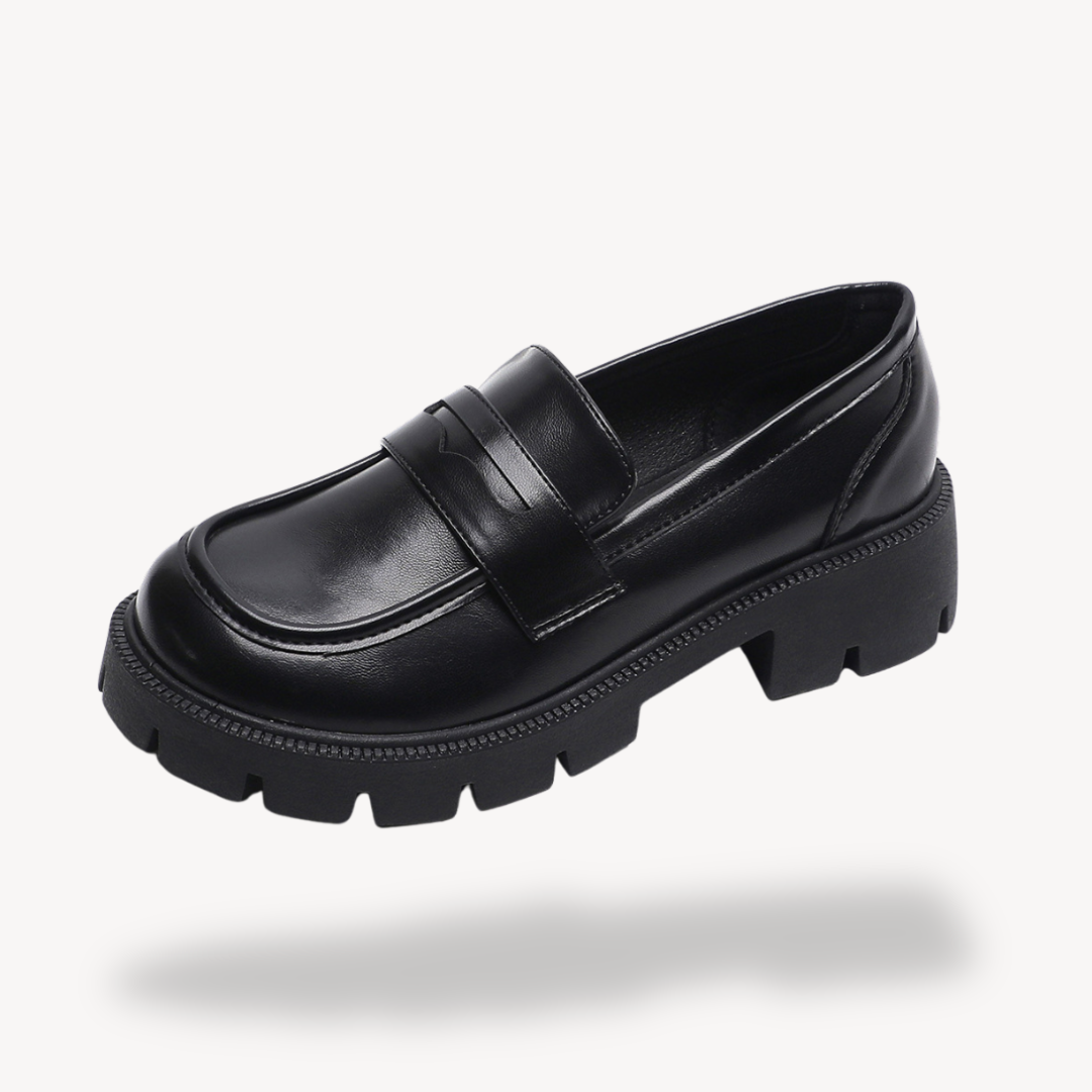 Loravelle | Women's Faux Leather Chunky Loafers