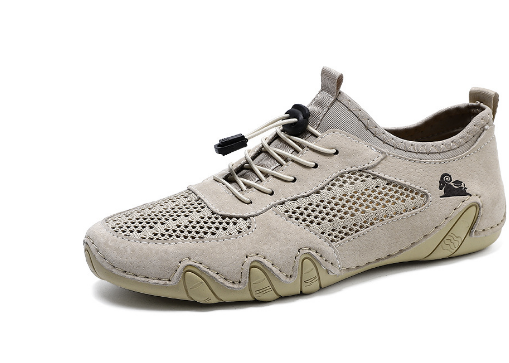 Breathable mesh hiking shoes for men