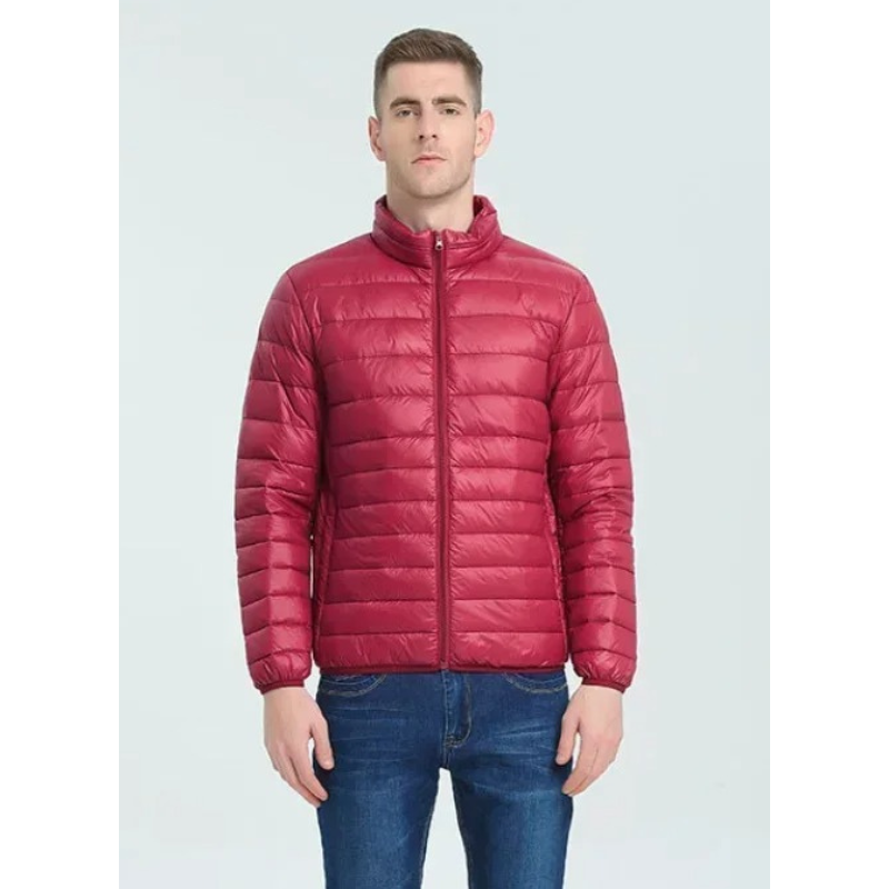 Insulated quilted transition jacket for men