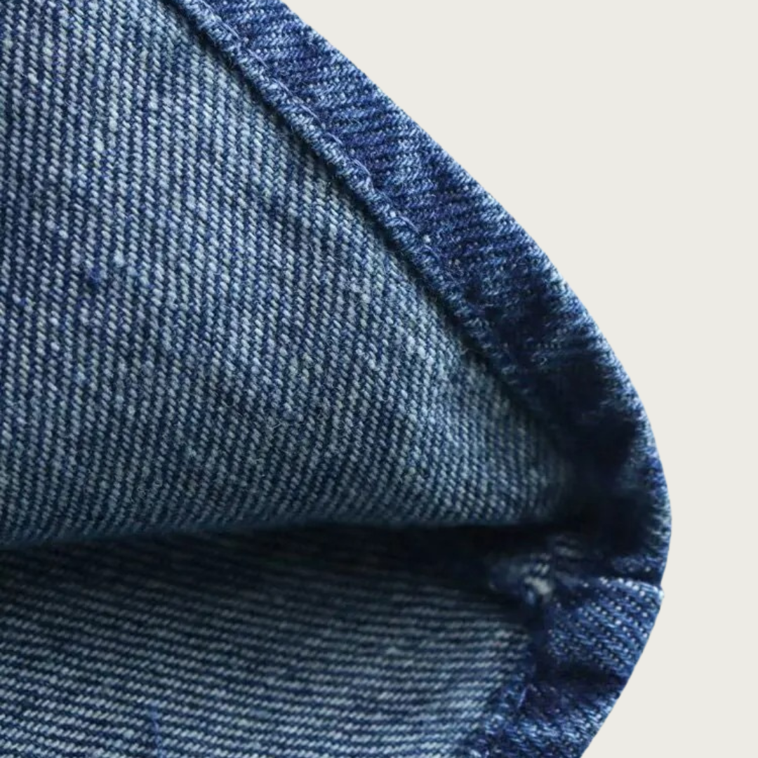 Stylish bow tie washed denim jacket for women
