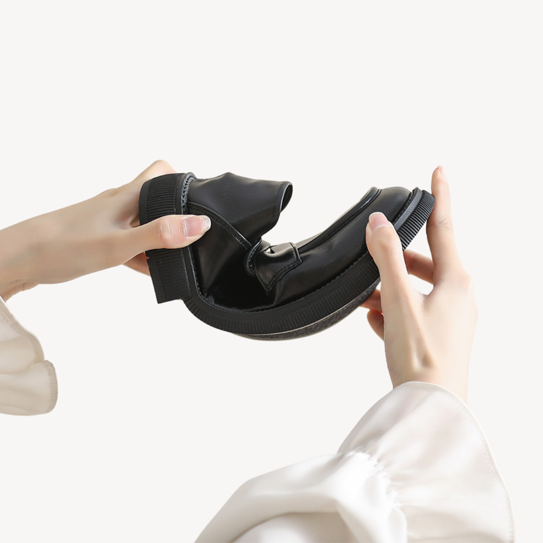 Loravelle | Women's Faux Leather Chunky Loafers