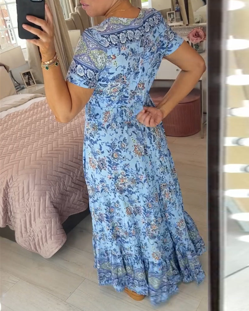 Winona | Casual boho floral dress