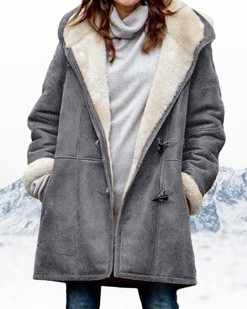 Mid-length chic coat for women