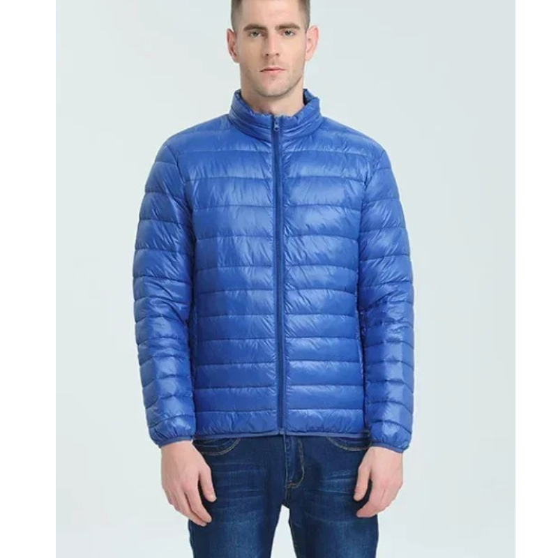 Insulated quilted transition jacket for men