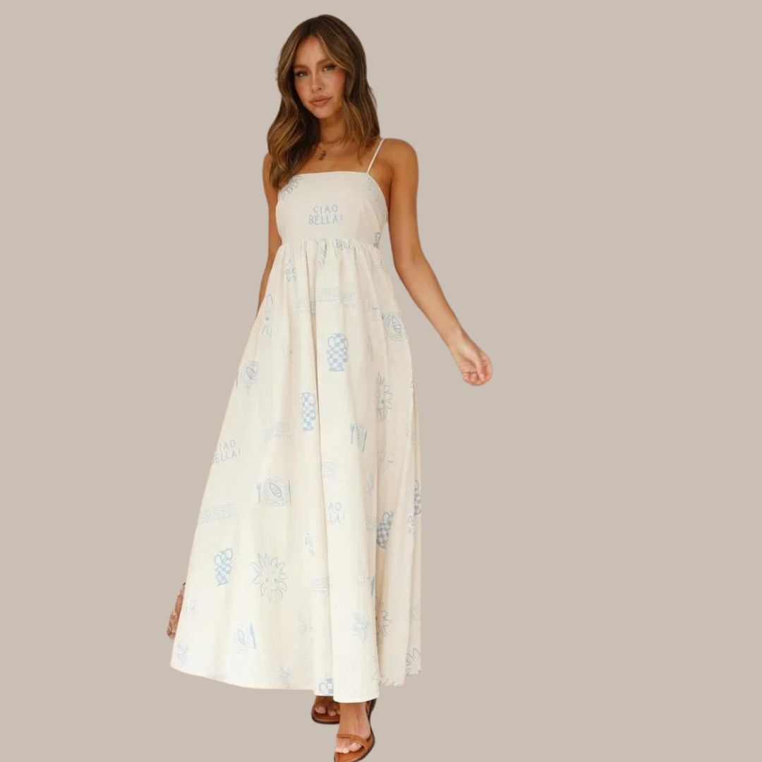 Bella Vita - Summer maxi dress with delicate prints