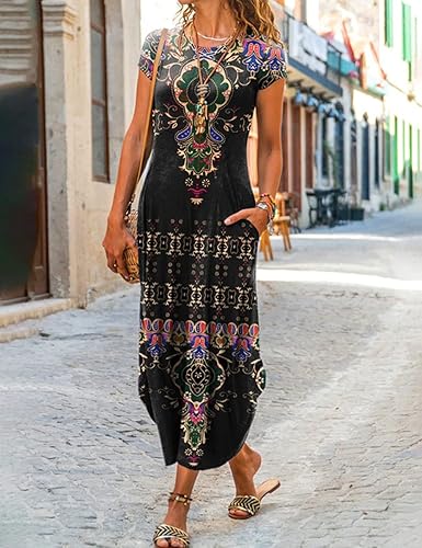Adeline - Elegant Dress with short sleeves and Unique Cut