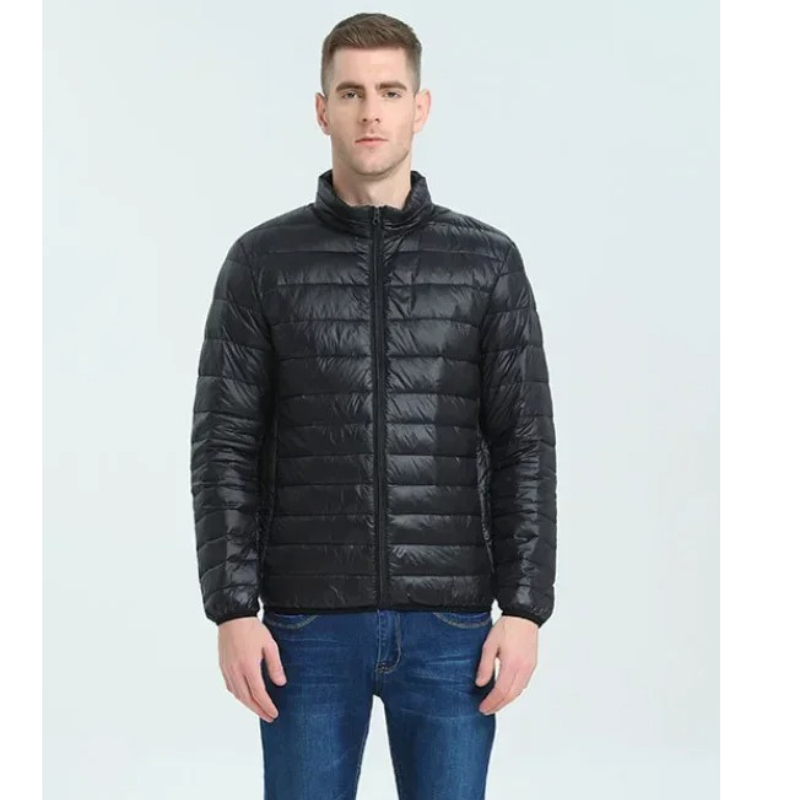 Insulated quilted transition jacket for men
