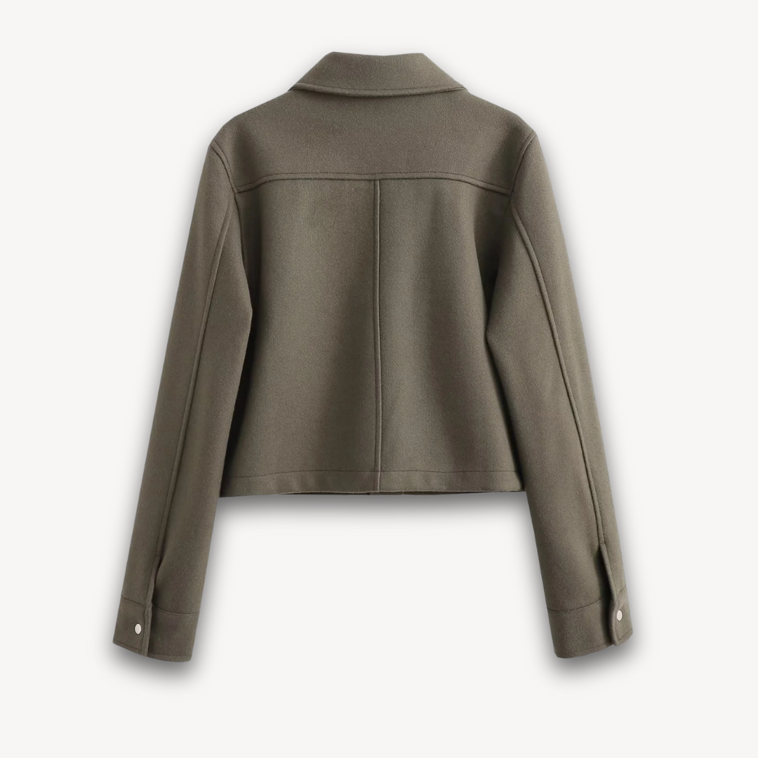Loravelle | Women's Cropped Jacket - Soft Fabric, Casual Wear