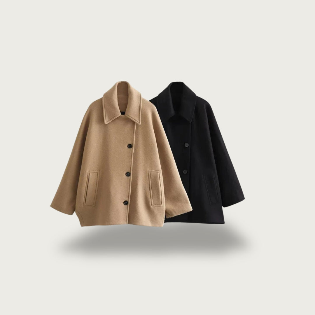 Casual button-up jacket for women