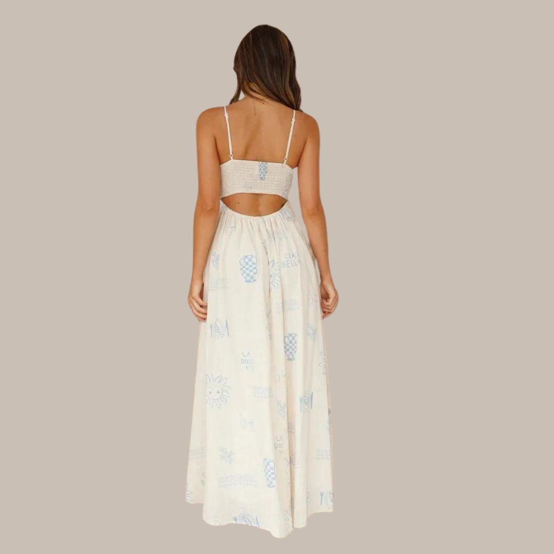 Bella Vita - Summer maxi dress with delicate prints