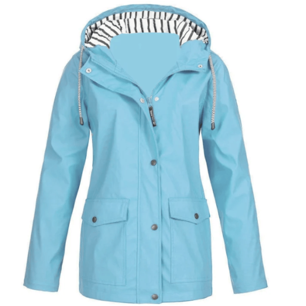 Long hooded winter jacket for women