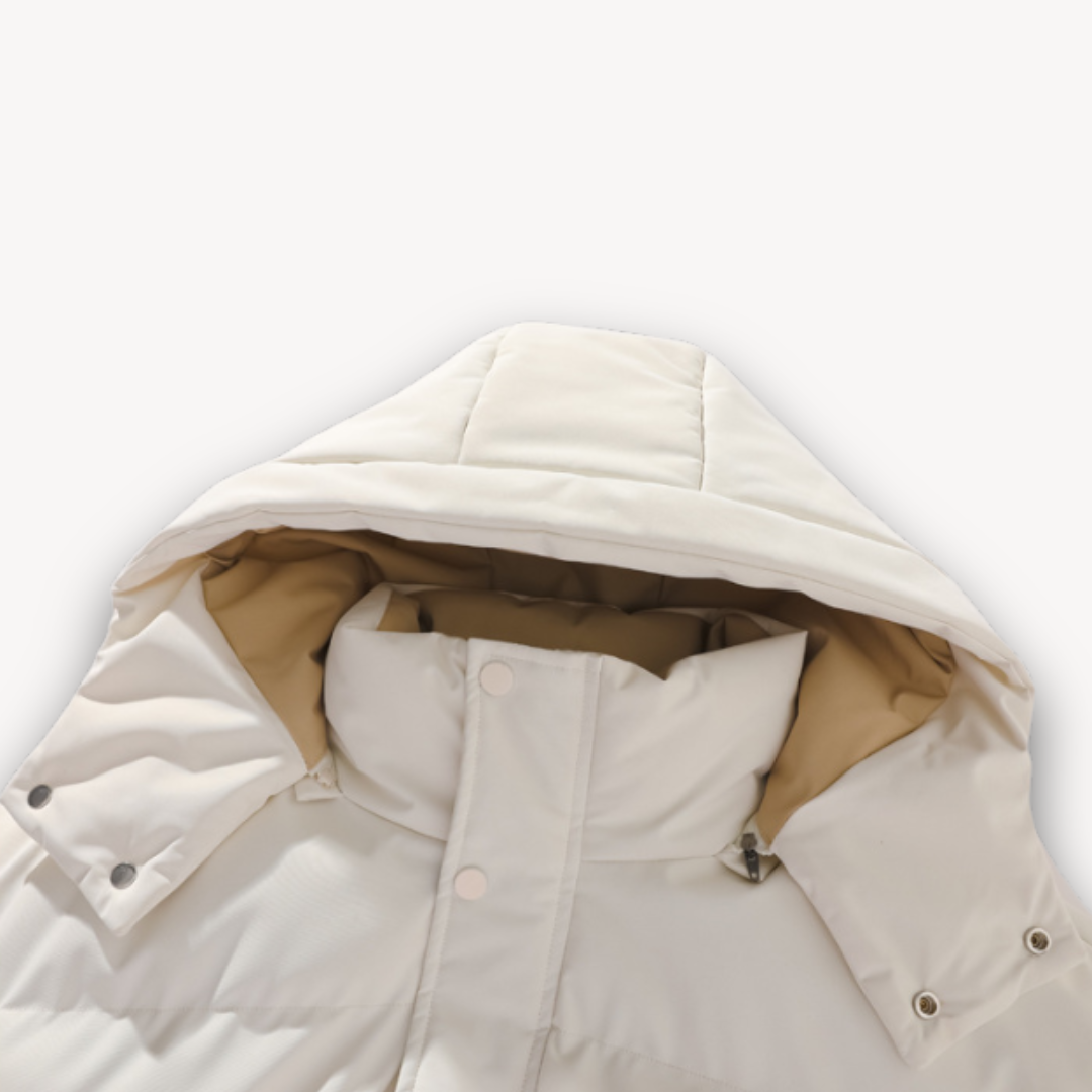 Loravelle | Women's Hooded Puffer Jacket - Insulated Winter Coat