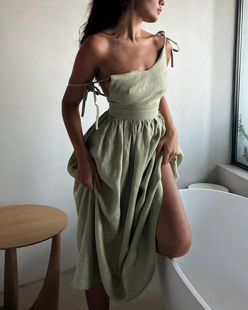 Faelinn | Comfy strapless backless dress