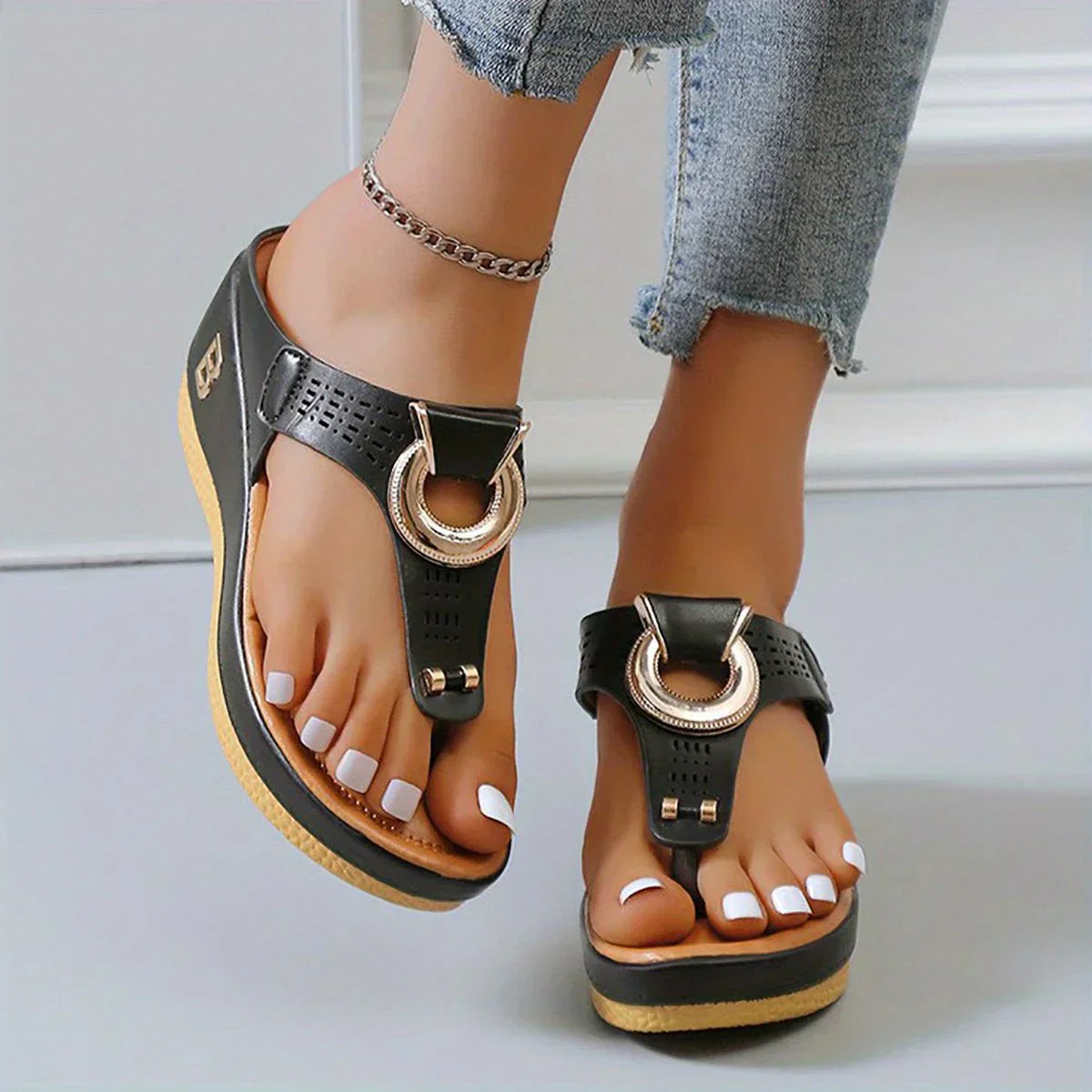 Relaxed and supportive orthopedic general Sandals