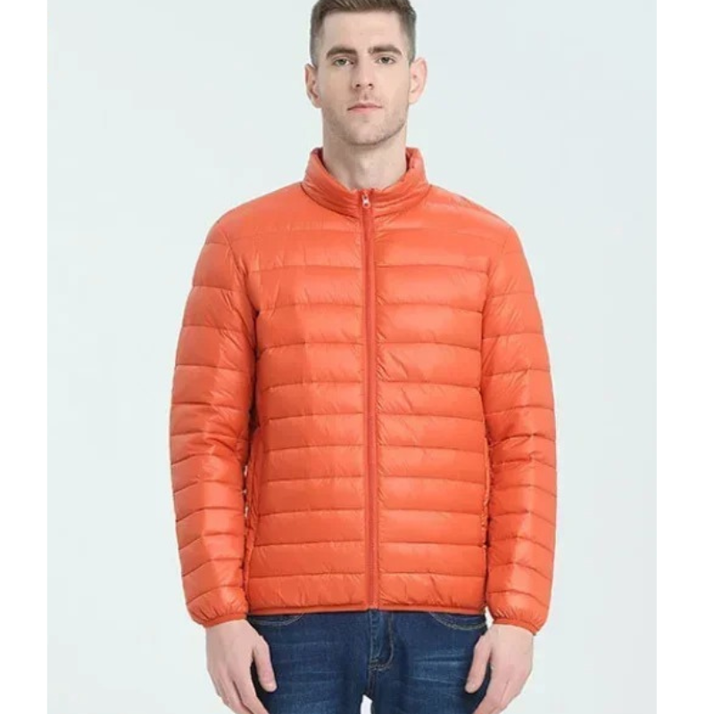 Insulated quilted transition jacket for men