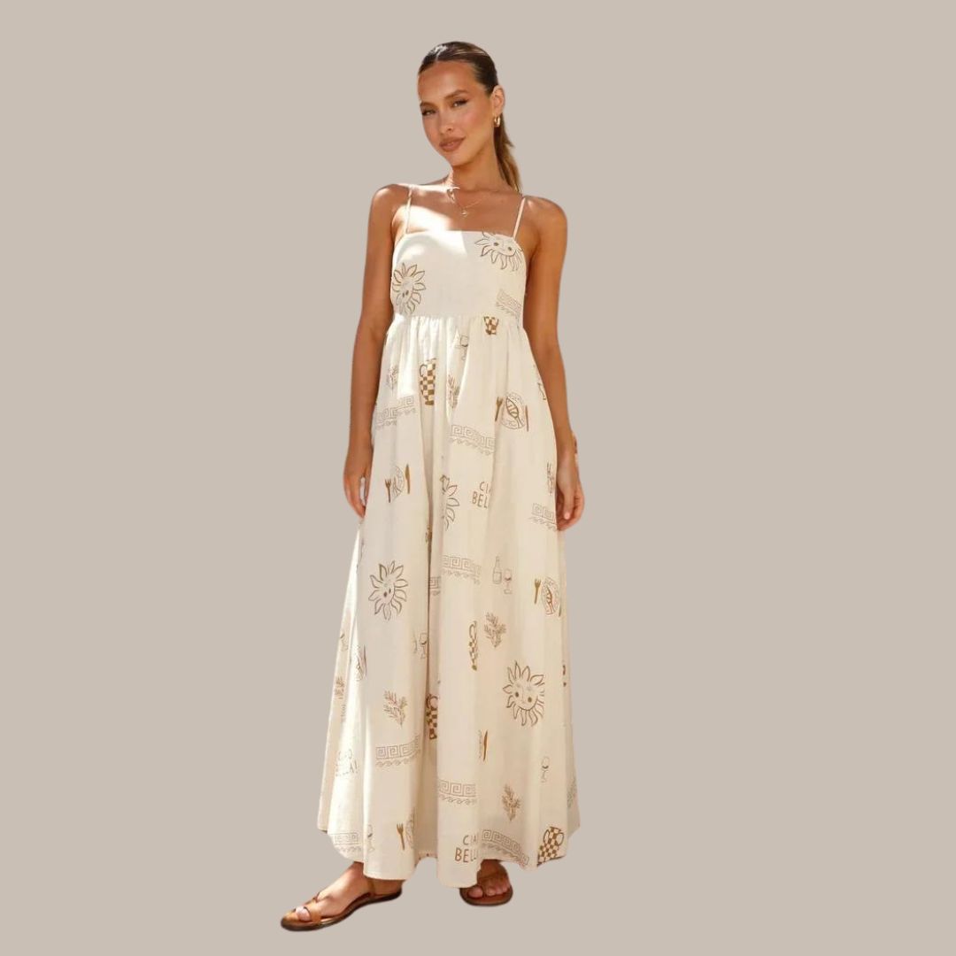 Bella Vita - Summer maxi dress with delicate prints