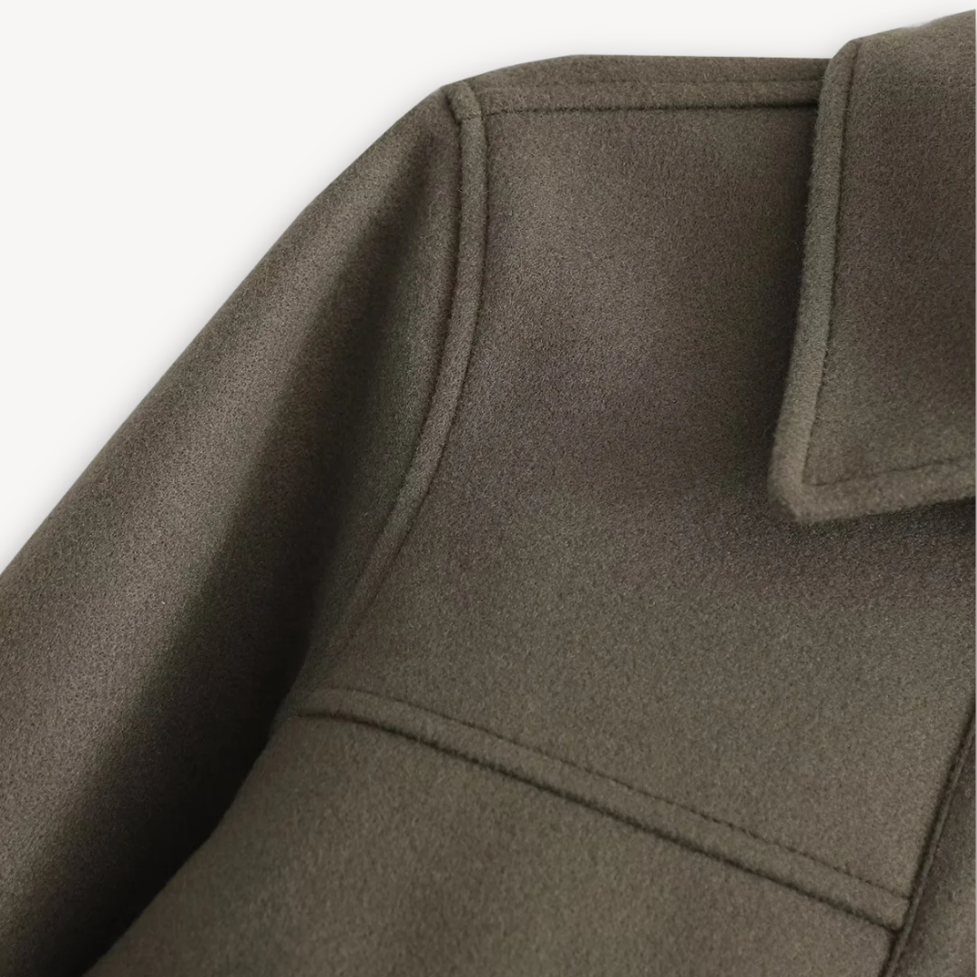Loravelle | Women's Cropped Jacket - Soft Fabric, Casual Wear