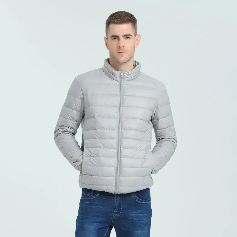 Insulated quilted transition jacket for men
