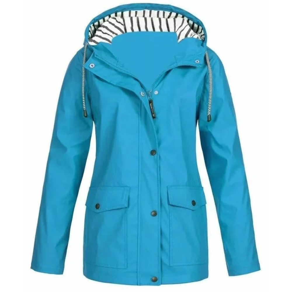 Long hooded winter jacket for women