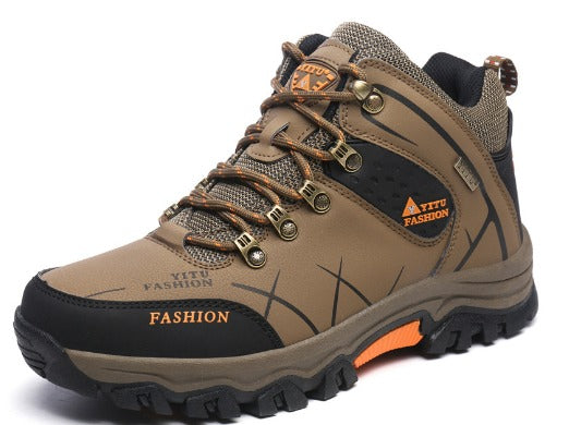 Rugged hiking boots for men